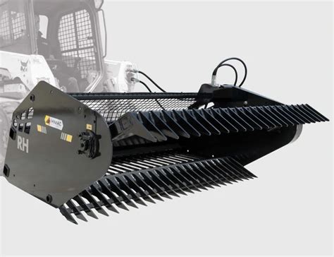 rock picker for skid steer|rotary rock picker for sale.